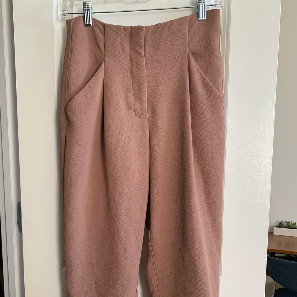 Aritzia Wilfred Brown Trouser Pant